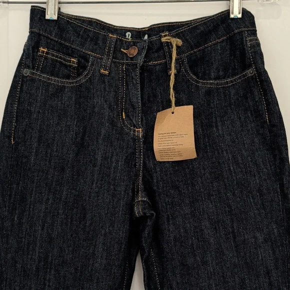 New BODEN Dark Blue Wash Slim Straight Leg Jean 2R / 2 Regular 30.5" Inseam - Picture 2 of 10